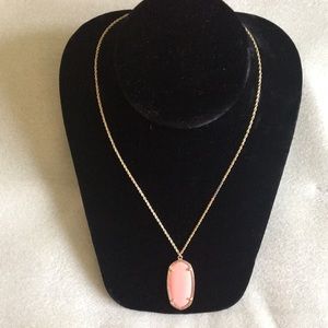 Kendra Scott Elle Coral Drop Necklace